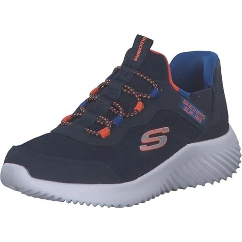 Skechers Glide-step Sport Wave Blitz Sneakers voor jongens, donkerblauw, 35.5 EU