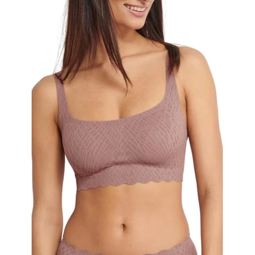 sloggi Mujer Zero Feel Bliss Top, Cacao, XL