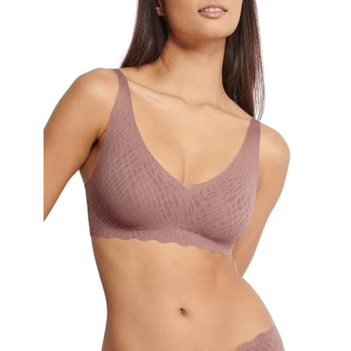 sloggi Donna Zero Feel Bliss Soft Bra, Cacao