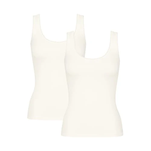 Sloggi Damen Sloggi GO Tank Top C2P, Silk White, XL