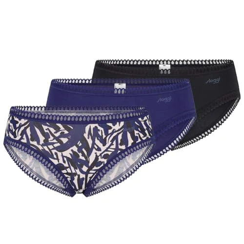 Begrenztes Angebot: Sloggi 3er Pack GO Crush - Damen - Hipster - Unterhose - Unterwäsche - Atmungsaktiv von 24.11 EUR auf 15.19 EUR (Rabatt 37%)