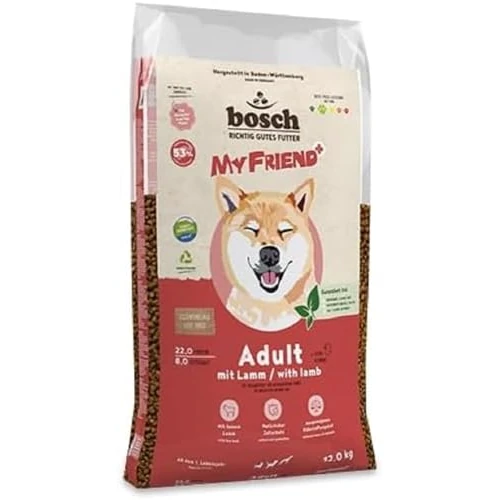 Bosch My Friend+ Dog Adult sucha karma dla dorosłych psów od 1 roku życia | 1 x 12 kg