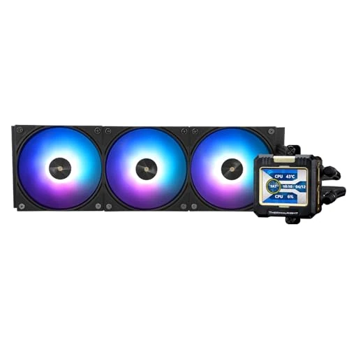 Tijdelijke aanbieding: Thermalright FW 360 zwarte ARGB CPU-waterkoeling met 3 PWM-ventilatoren, LCD-scherm met 320 x 240 IPS resolutie, vloeibare CPU-koeler voor Aio AMD/Intel: AM4/AM5/LGA1700/1851 van 82.99 € naar 82.99 € (0.00% korting)