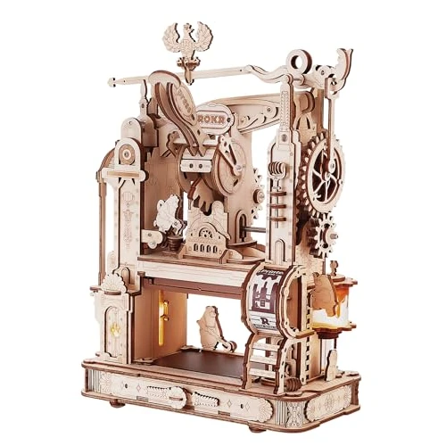 Oferta limitada: ROKR Puzzle 3D Madera Kits de Modelo Rompecabezas Maquetas para Construir para Adultos, Prensa de Impresión Clásica, Engranajes Mecánicos, Regalos de Cumpleaños de Navidad, 303 Piezas, LK602 de 48.76 EUR a 48.76 EUR (ahorro 0%)