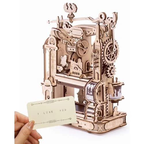 ROWOOD Puzzle 3D Maszyna do drukowania drewna, zestaw modeli dla dorosłych do zbudowania, LK602