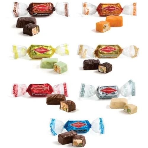 Torroncini Condorelli Gusti Assortiti Sfuso da 500 g Sacchetto Torrone Natale