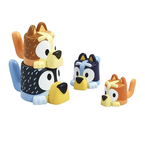 Offerta a tempo: Tomy Toomies - Tazze da bagno per bambini, bandito, bingo e bluey - Tazze estraibili e impilabili per il bagno - con licenza ufficiale Bluey - Giocattoli da bagno per bambini per +18 mesi - 0.00% da 19.67 € a 19.67 €