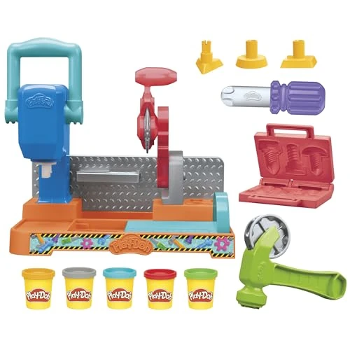 Offre limitee: Play-Doh Banc à Outils Stamp N Saw, Jouet Créatif et Sensoriel avec Pâte à Modeler pour Enfants Dès 3 Ans de 21.99 EUR a 17.16 EUR (economie 22%)