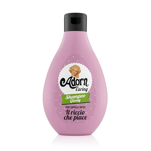 Adorn Il Riccio che Piace Shampoo Capelli Ricci (250 ml), Shampoo anticrespo per capelli ricci morbidi, definiti e luminosi, Trattamento capelli intensivo e delicato adatto ai lavaggi frequenti