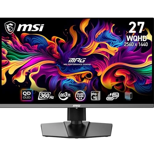 Begrenztes Angebot: MSI MPG 271QRX QD-OLED 27" WQHD Gaming Monitor - Quantum Dot OLED Panel 2560 x 1440, 360Hz / 0,03ms, 99% DCI-P3, ΔE≤2, DisplayHDR True Black 400, KVM, RGB - DP 1.4a, HDMI 2.1, USB Type-C von 676.64 EUR auf 676.64 EUR (Rabatt 0%)