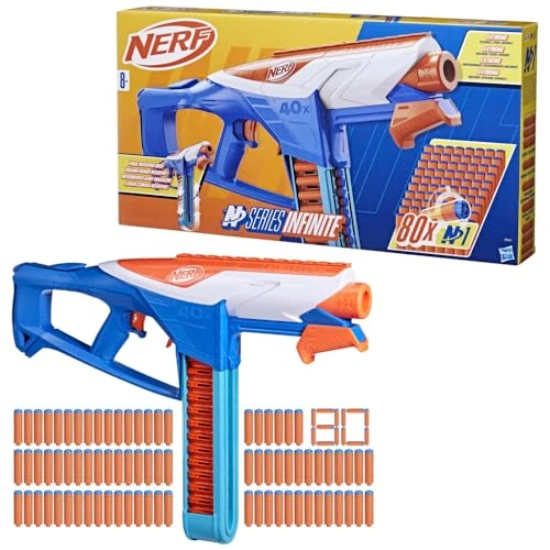 Offerta a tempo: Hasbro Nerf - Blaster Giocattolo + 80 Dardi — 60% da 44,99 € a 17,99 €