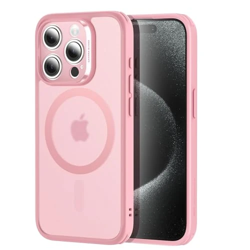 Oferta limitowana: ESR Etui do iPhone’a 15 Pro, półprzezroczyste, matowe, kompatybilne z MagSafe, ochrona klasy wojskowej, seria klasyczna, matowe różowe z 7.79 zł na 7.79 zł (oszczędź 0.00%)