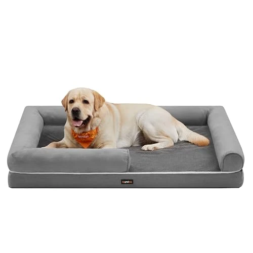Limited-time offer: Feandrea Orthopedic Dog Bed, Sofa with Sides, Removable Washable Cover from 44.99 £ to 27.99 £ (save 37.79%)