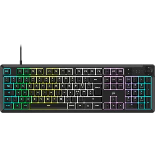 Offerta a tempo: Corsair K55 CORE RGB Tastiera da Gioco a Membrana Cablata – Nero - 20% da 49.99 € a 39.99 €