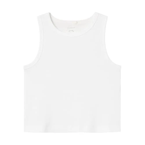 Offerta a tempo: NAME IT NKFNAKAL SL Crop Top Noos, Canotta Bambina, Bright White, - 0.00% da 9.90 € a 9.90 €
