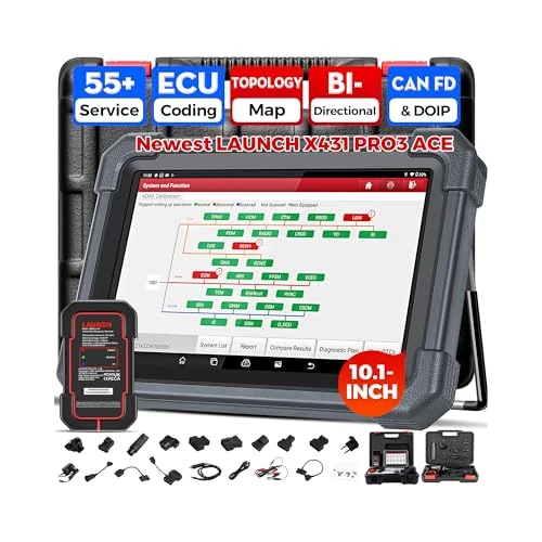 Offerta a tempo: LAUNCH X431 PRO3 ACE LAUNCH X431 DBScar VII obd2 auto diagnostica, mappatura topologia, codifica online, CANFD DoIP, 55+ servizi, FCA SGW, IMMO, 10.1 pollici, Modello 2026 - 0.00% da 1149.00 € a 1149.00 €