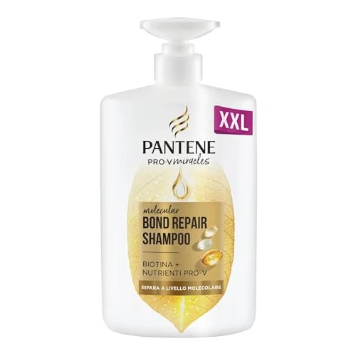 Offerta a tempo: Pantene Molecular Bond Repair Shampoo con Biotina, Flacone con Dosatore 1000ml. Formula Pro-V Concentrata per Capelli Secchi e Danneggiati. - 33% da 20.70 € a 13.90 €