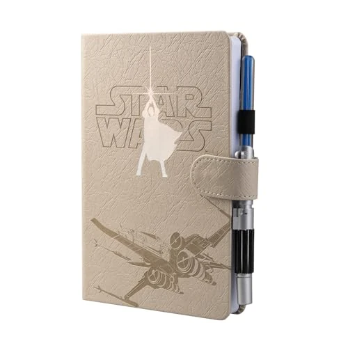 Oferta limitada: Cuaderno Star Wars Skywalker : Cuaderno A5 punteado con Boli - Diario personal o Journaling notebook A5 | Bullet journal - Cuadernos tapa dura con marcapáginas, 192 págs de 16.95 € a 13.99 € (ahorro 17%)