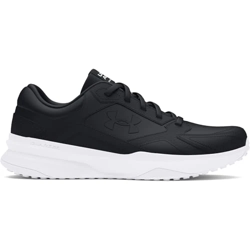 Offerta a tempo: Under Armour Mens Edge Lthr Trainers, Nero Nero Bianco, 47.5 EU - 19% da 70.00 € a 57.04 €