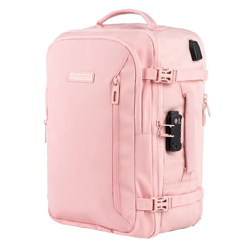 Offre limitée : BidMamba Ryanair Bagage à Main Sac à Dos 40x20x25, Sac à Dos 20L Easyjet Vols Low Cost - Rose de 78.98 € à 78.98 € (0.00% de remise)