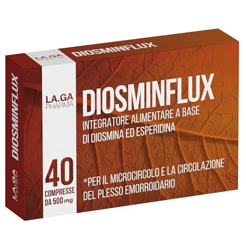 Offerta a tempo: Diosmina ed Esperidina 500 mg, Integratore Microcircolo. Per Vene Varicose, Gambe Gonfie, emorroidi e Capillari Rotti. Con Diosmina, Rusco, Ippocastano, Vite Rossa, e Flavonoidi. 40 Compresse - 0.00% da 9.89 € a 9.89 €