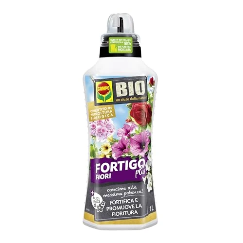 Offerta a tempo: COMPO BIO FORTIGO Plus Concime Organico per Fiori, Concime Liquido — 24% da 18,40 € a 13,95 €