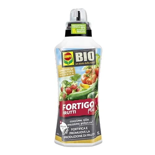 Offerta a tempo: COMPO BIO Fortigo Plus, Concime Liquido Organico Per Frutti, 1L - 0.00% da 13.69 € a 13.69 €