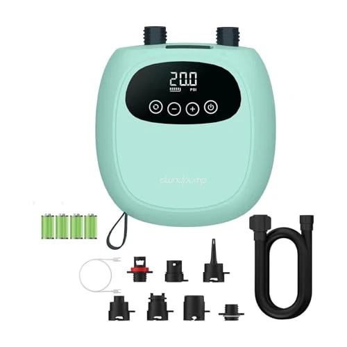 Limited-time offer: dwndpump Electric Paddle Board Pump, Rechargeable 20PSI High Pressure SUP Pump, Battery Powered Dual-Stage Inflation and Deflation Sup Air Pump, Portable Electric Pump for Kayaks, Wind Wings, SUPs from 89.99 £ to 89.99 £ (save 0.00%)