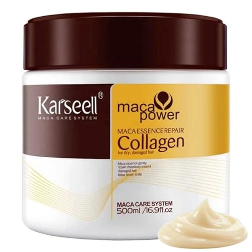 Limitiertes Angebot: Karseell MACA CARE SYSTEM Haarmaske Kollagen Kokosöl Tiefenpflege Reparatur Hydration Anti Frizz Glanz Geschmeidigkeit Ernährung Professionelle Haarpflege Trockenes Beschädigtes Gefärbtes Haar 500ml von 29.99 EUR auf 29.99 EUR (Spare 0%)