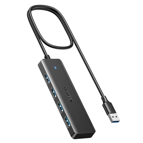 Zeitlich begrenztes Angebot: UGREEN 4-Port USB 3.0 Hub Verteiler 5Gbps USB Mehrfachstecker Splitter für MacBook, iMac, Surface, Dell, Thinkpad, USB Stick, Mobile HDD, Desktop PC und mehr (100cm) von 15.99 € auf 11.99 € (25% Rabatt)