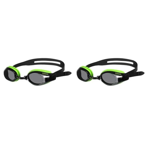 Offerta a tempo: ARENA Zoom X-Fit Occhialini Nuoto Anti-Appannamento Unisex Adulto, Occhialini Piscina con Ampie Lenti, Protezione UV, Ponte Nasale Regolabile, Guarnizioni in Silicone (Confezione da 2) - 23% da 26.00 € a 19.98 €