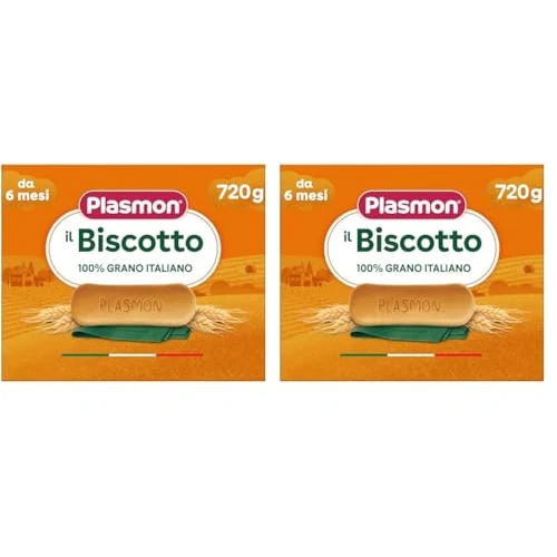 Offerta a tempo: Plasmon Biscotto Classico 720 g (Confezione da 2) - 45% da 16.58 € a 9.10 €