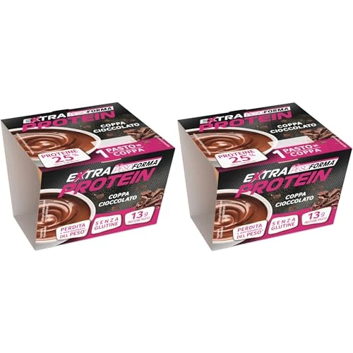 Offerta a tempo: PESOFORMA - EXTRA PROTEIN - Coppa gusto cioccolato - Pasto sotitutivo proteico per — 30% da 8,60 € a 6,00 €