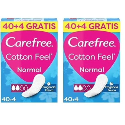 Oferta limitada: Carefree Salvaslip Cotton Fragancia Fresca 44 unidades 120 g (Paquete de 2) de 4.58 EUR a 3.96 EUR (ahorro 14%)