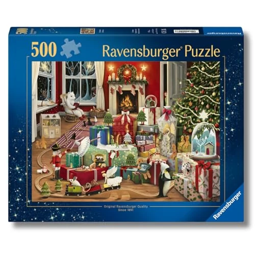 Limited offer: Ravensburger Enchanted Christmas 500 Piece Jigsaw Holiday Puzzle for Adults - 12000227 - Handcrafted Tooling, Made in Germany, Every Piece Fits Together Perfectly from 17.52 EUR to 13.49 EUR (save 23%)