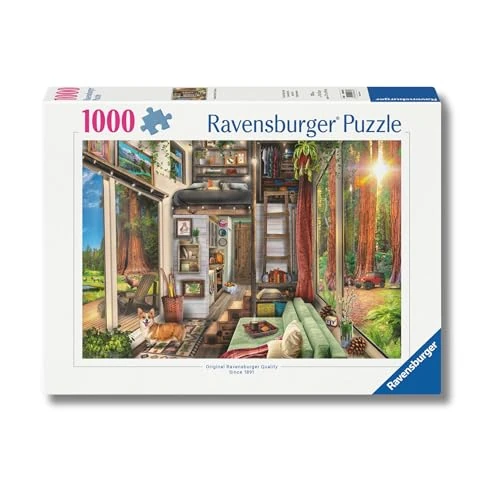 Zeitlich begrenztes Angebot: Ravensburger - 1000-teiliges Puzzle Haus unter den Sequoias | Puzzle für Erwachsene und Kinder mit den Maßen 70x50 cm | Geschenk für Erwachsene und Kinder ab 14 Jahren von 14.95 € auf 14.95 € (0.00% Rabatt)