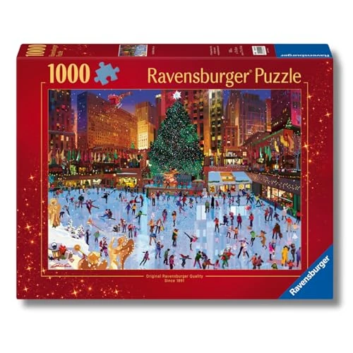 Limited-time offer: Ravensburger - Rockefeller Christmas - 1000 Piece Jigsaw Puzzle - Enjoy Rockefeller Center During The Holidays - Magical Ice Skating Scene - Premium Quality - Ages 12+ from $23.00 to $23.00 (save 0.00%)