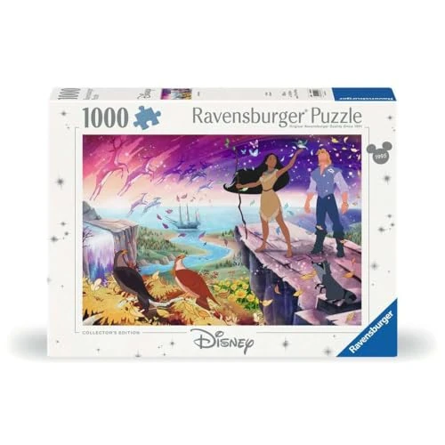 Ravensburger - Puzzle 1000 Pezzi Disney Pocahontas | Puzzle Disney 1000 Pezzi Per Adulti E Bambini Con Una Misura Di 70x50 Cm | Regalo Per Adulti E Bambini Da 14 Anni E Più