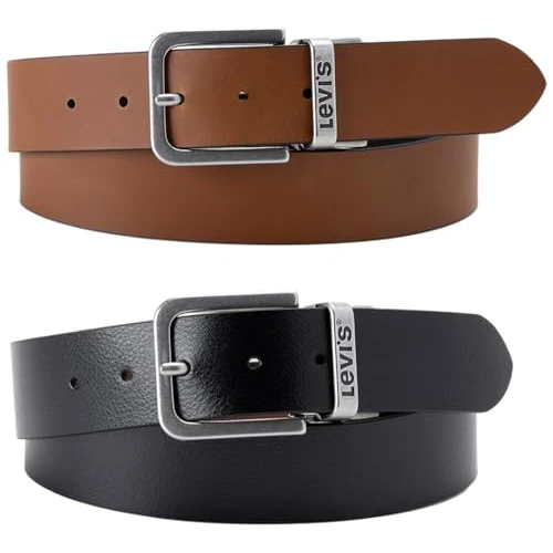 Limitiertes Angebot: Levi's Men's Core Reversible Belt, Regular Black, 115 von 27.50 EUR auf 27.50 EUR (Spare 0%)