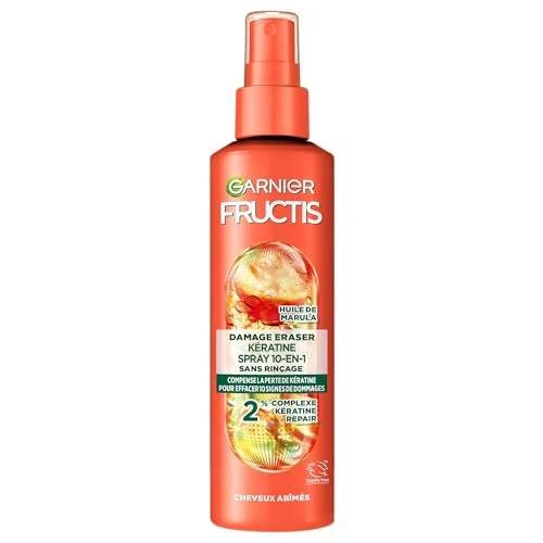 Limitiertes Angebot: GARNIER Fructis – Spray Stop Aggression – Pflege, angereichert mit Amlaöl und pflanzlichem Keratin, geschädigtes Haar, ohne Ausspülen, 150 ml von 6.30 EUR auf 6.00 EUR (Spare 5%)