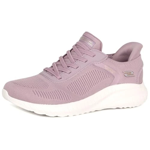 Skechers Bobs Squad Chaos Huidige MuseSneaker voor dames, Lavendel Textiel, 37 EU