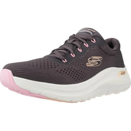 Oferta limitada: Skechers Mujer Arch Fit 2.0 Big League, Pewter Mesh/Multi Trim, 37.5 EU de 64.50 € a 64.50 € (ahorro 0.00%)