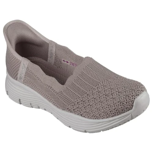 Skechers Seager Believe It Sneaker voor dames, Bruin, 38.5 EU