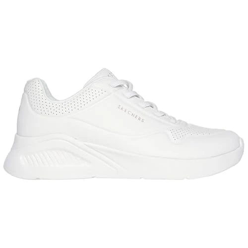 Zeitlich begrenztes Angebot: Skechers UNO Lite Lite Work-Sneaker für Damen, White Duraleather, 39 EU von 69.95 € auf 52.00 € (26% Rabatt)