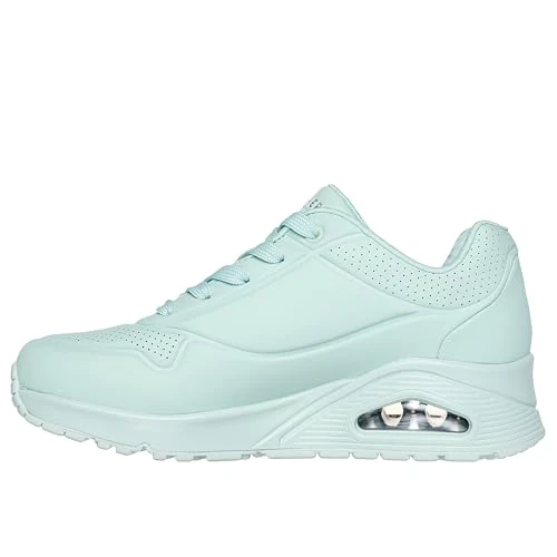 Limited-time offer: Skechers Women's Uno Stand on Air Sneaker, Green, 4.5 UK from 69.00 £ to 58.99 £ (save 14.51%)