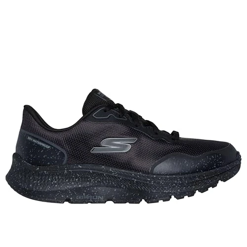 Skechers Women's Go Run Consistent 2.0 Piedmont Sneaker, Black Textile/Black Trim, 5 UK