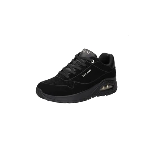 Oferta limitada: Skechers Uno Rugged Chillproof, Zapatillas Mujer, Black Suede/Duraleather/Embroidery Trim, 40 EU de 94.95 EUR a 67.92 EUR (ahorro 28%)