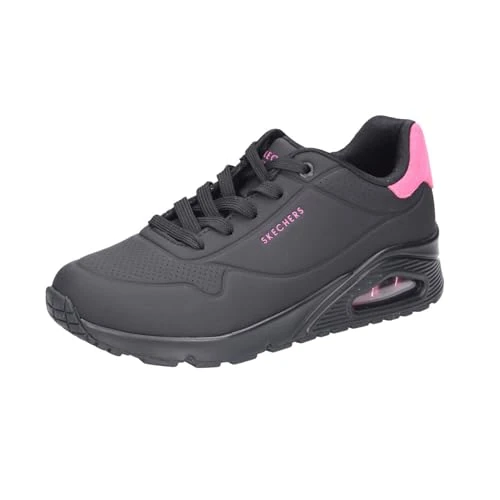 Oferta limitada: Skechers Uno Pop Back, Zapatillas de Deporte Mujer, Negro, 36 EU de 89.95 € a 50.36 € (ahorro 44%)