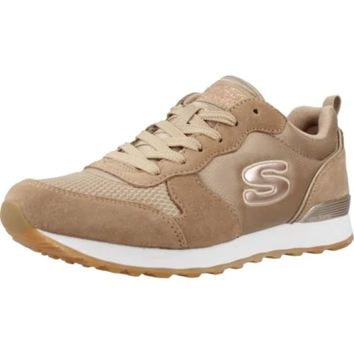 Offerta a tempo: Skechers Og 85 Goldn Gurl, Sneaker a Collo Basso Donna, Tan, 41 EU - 14% da 69.95 € a 60.11 €
