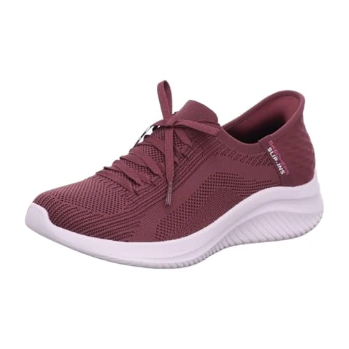 Skechers Femme Ultra Flex 3.0 Brilliant Path Basket, Bordeaux, 39.5 EU